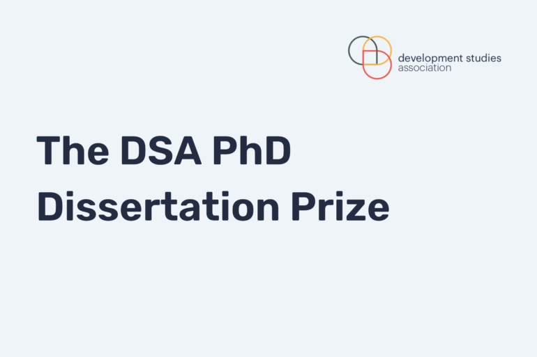 DSA unveils a new dissertation prize for PhD students