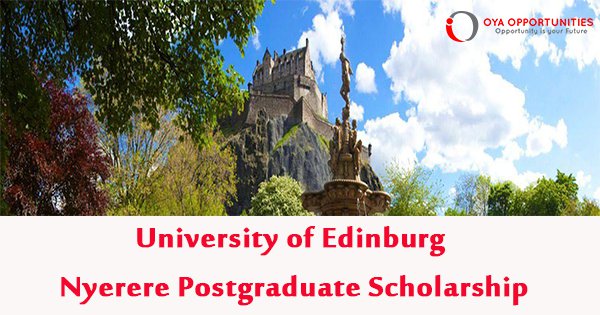 Nyerere Postgraduate Scholarship at the Centre of African Studies, University of Edinburgh