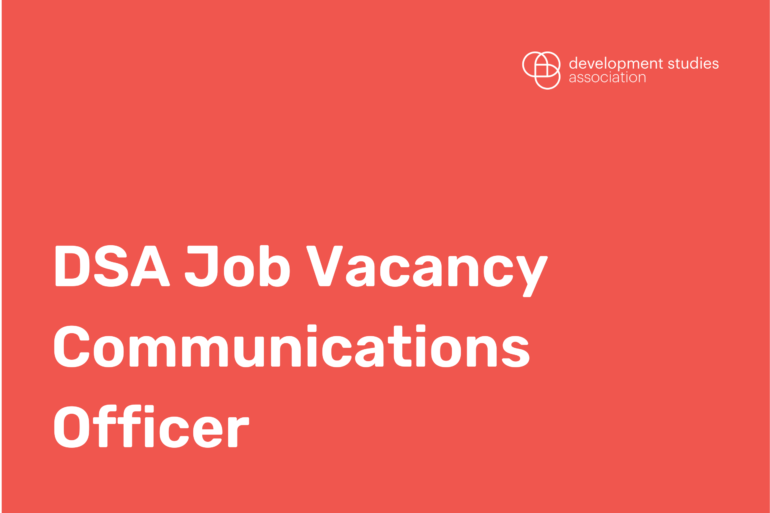 DSA Job Vacancy: Communications Officer
