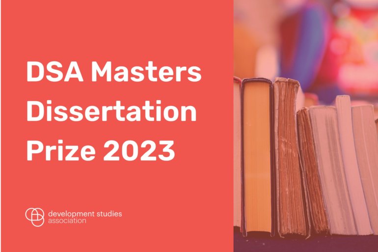 DSA Masters Dissertation Prize 2023 winners