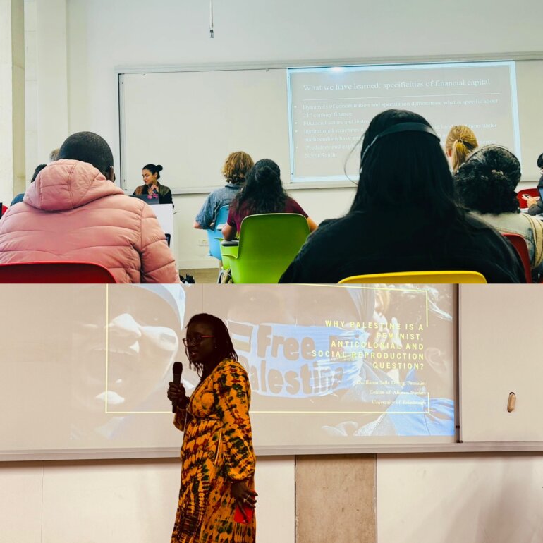 Rama Dieng participating in the Land Deals Politics Initiative’s international conference on Land Grabbing in Bogota, Colombia