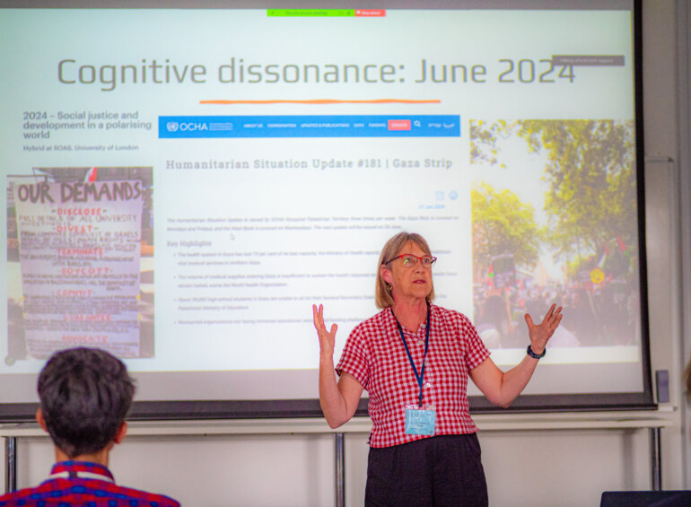 Susannah Pickering Saqqa on Gaza DSa2025
