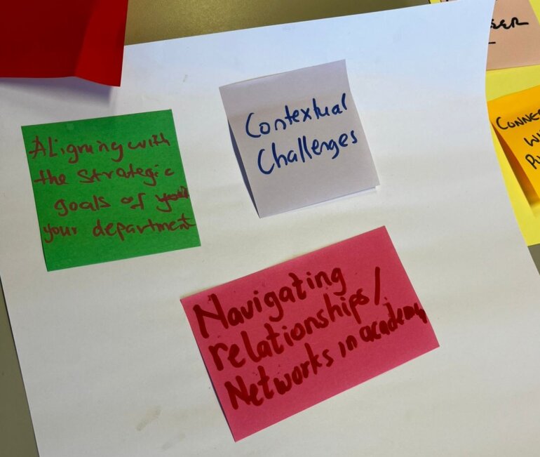 Workshops for racially minoritised early career researchers
